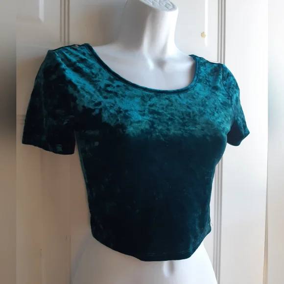 Green Velvet Crop - Picture 1 of 6